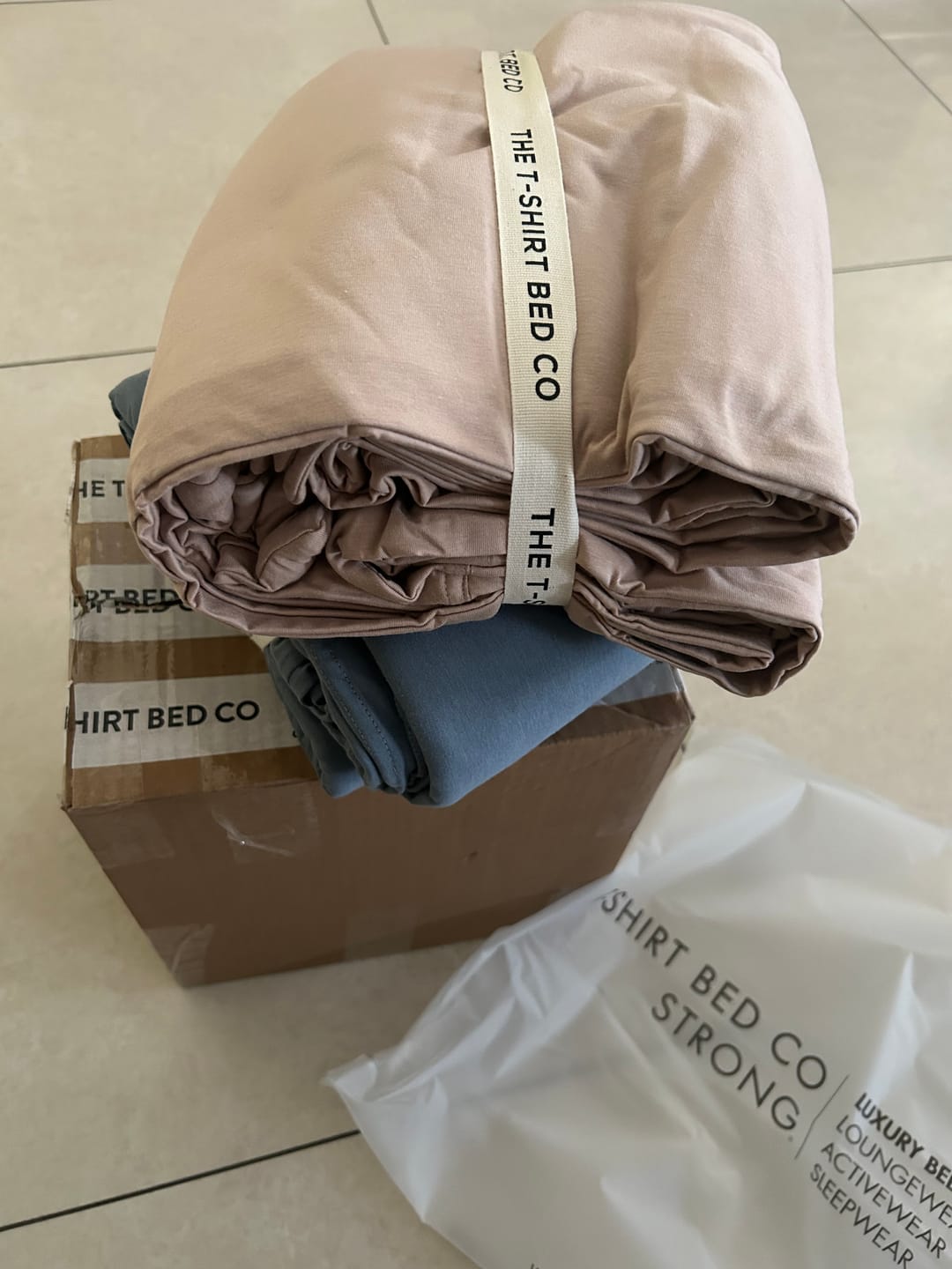 Customer photo review of Duvet Cover Set - Seafoam