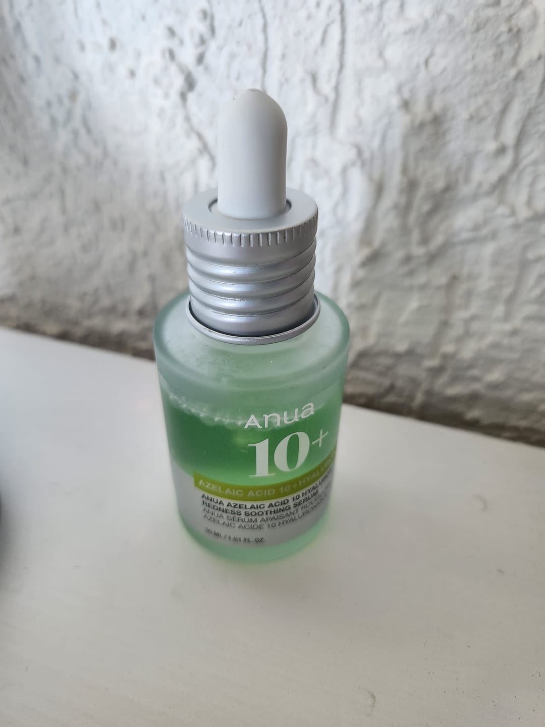 Customer photo review of Serums ar azelaīnskābi Anua Azelaic Acid 10 Hyaluron Redness Soothing Serum