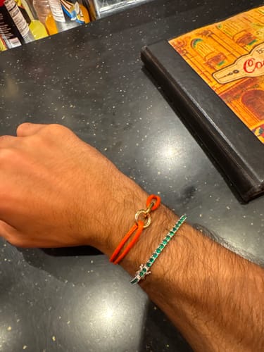 Customer photo review of Element Bracelet Gold - Orange