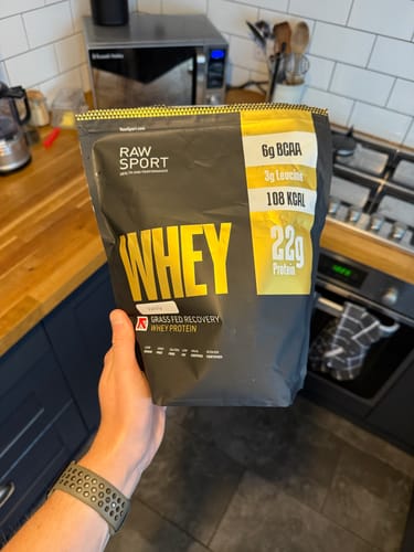 Customer photo review of Grass Fed Whey Protein