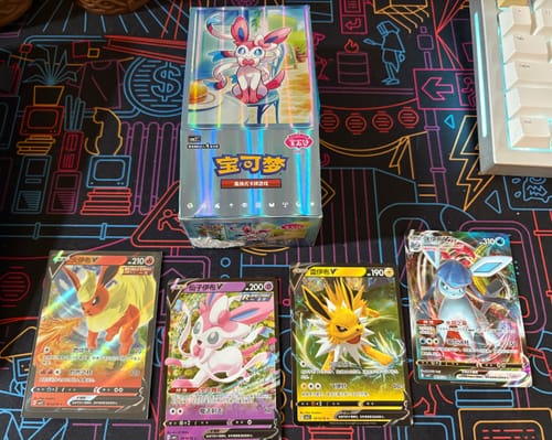 Customer photo review of Pokemon Gem Pack Vol 2 Booster Box