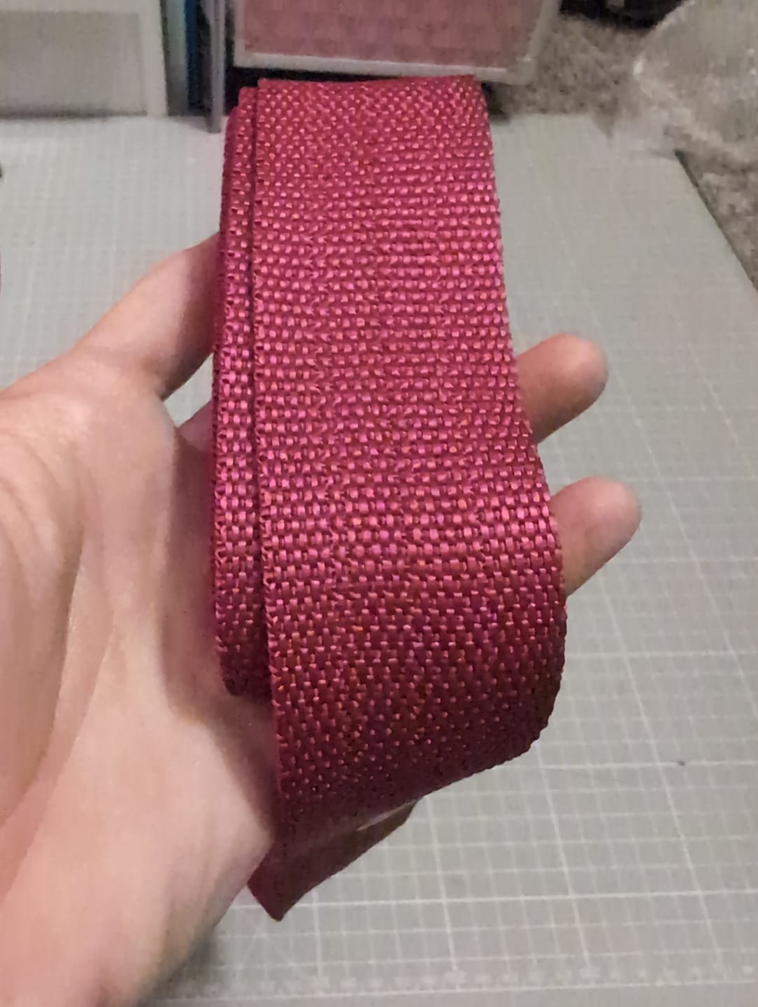 Customer photo review of Plain Webbing/Bag Strap