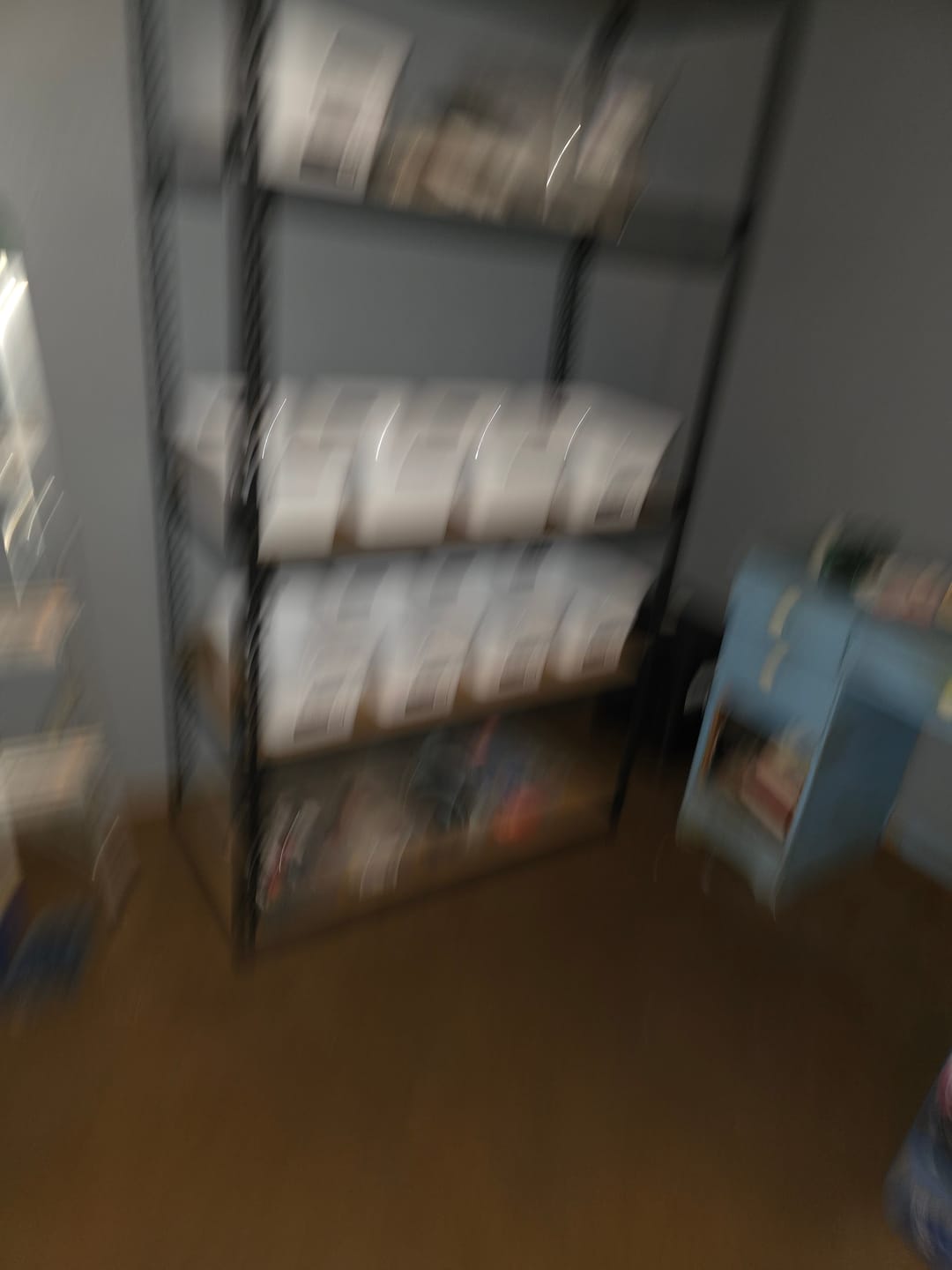 Customer photo review of Reibii 5-Tier 40" W Metal Shelving for Garage, 2500lbs Heavy Duty Storage Shelves, Adjustable Shelf for Closet, Warehouse, Commercial