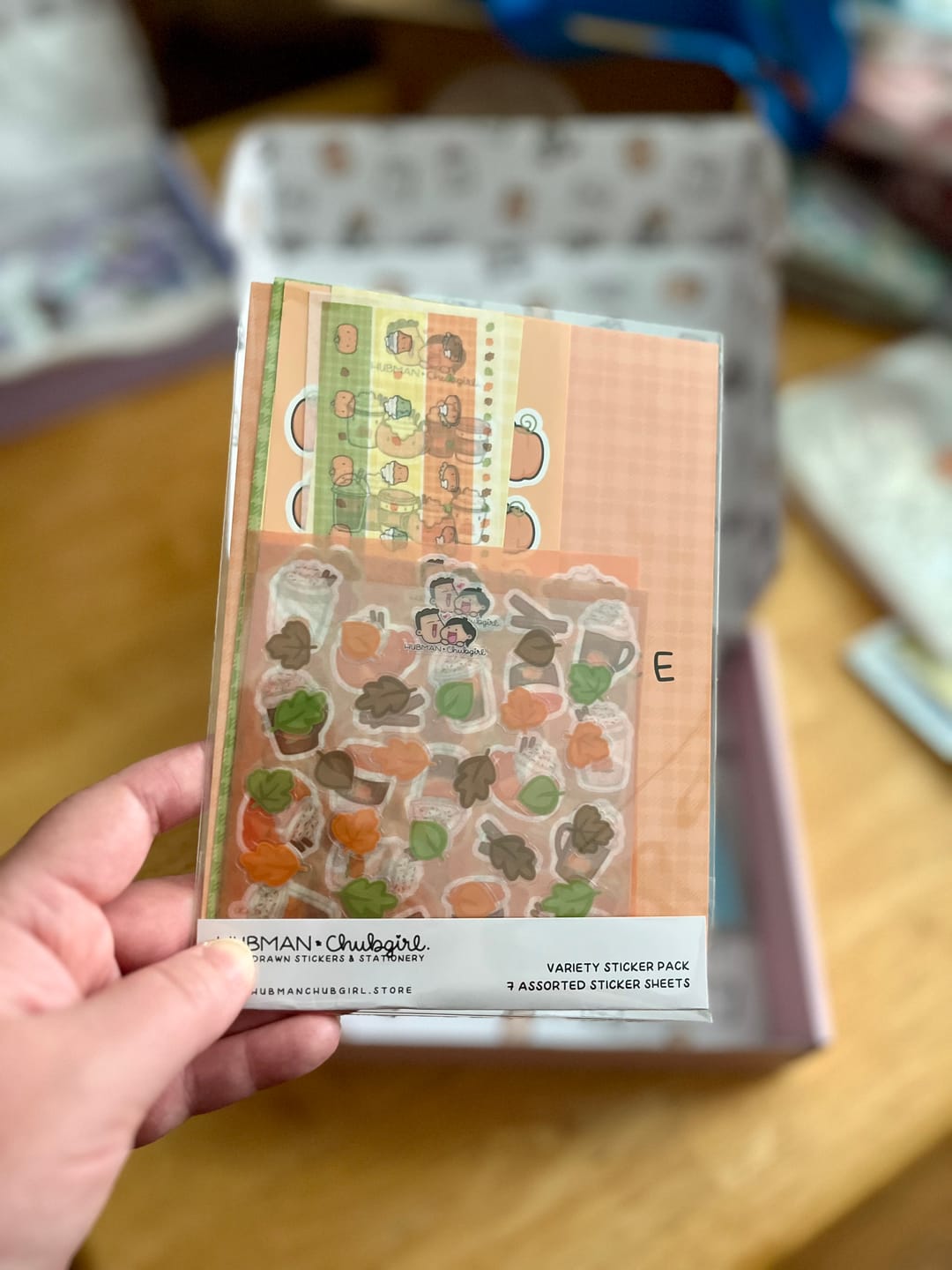 Customer photo review of Pumpkin Spice Variety Sticker Pack