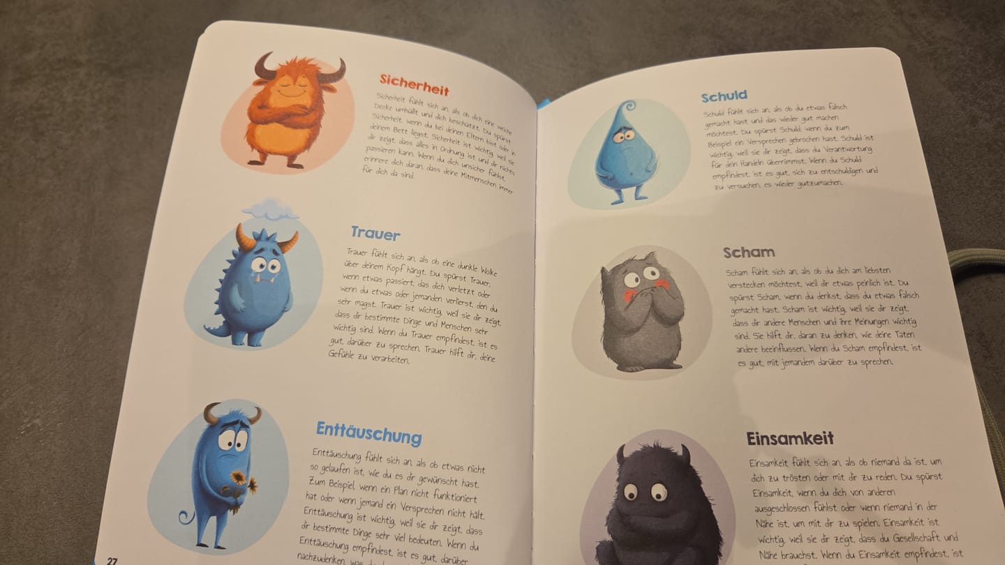 Customer photo review of Edubini Gefühlstagebuch für Kinder