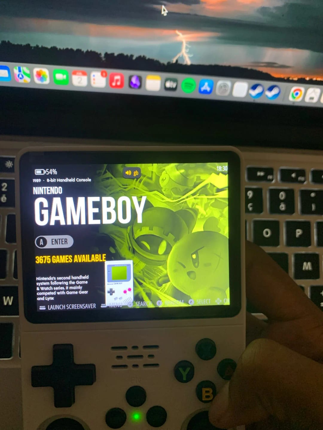 Customer photo review of MovieHub™ - RetroX GamerBoy Pro