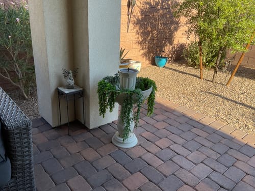 Customer photo review of Two Button Fountain Pump and Battery Compartment - no connection port