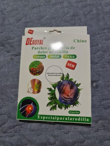 Customer photo review of Parches Alivia Dolores De Rodillas Knee Patch 10 Parches