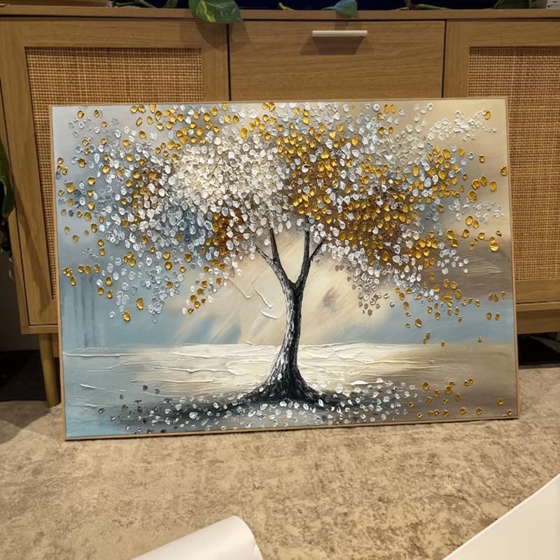 Customer photo review of Tree Abstract Textured Wall Art #TP042