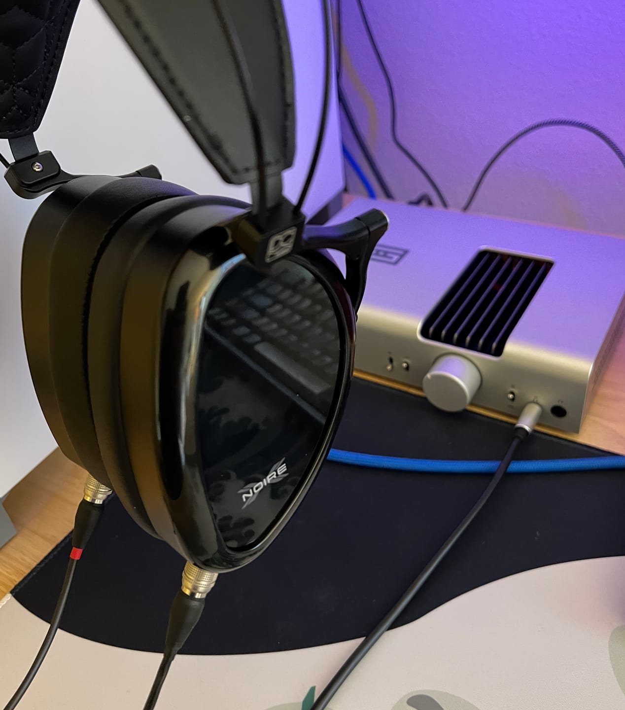 Customer photo review of Dan Clark Audio NOIRE X Headphones - Open Box