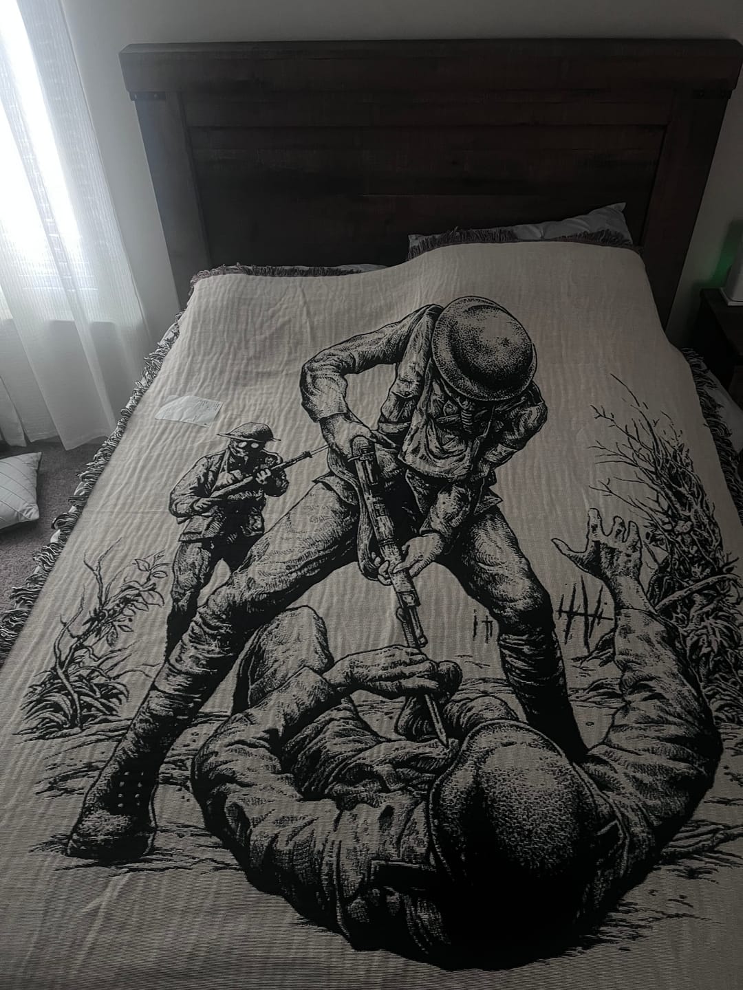 Customer photo review of Belleau Wood (Woven Blanket)