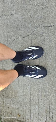Customer photo review of adidas Men's Adizero EVO SL Running Shoes