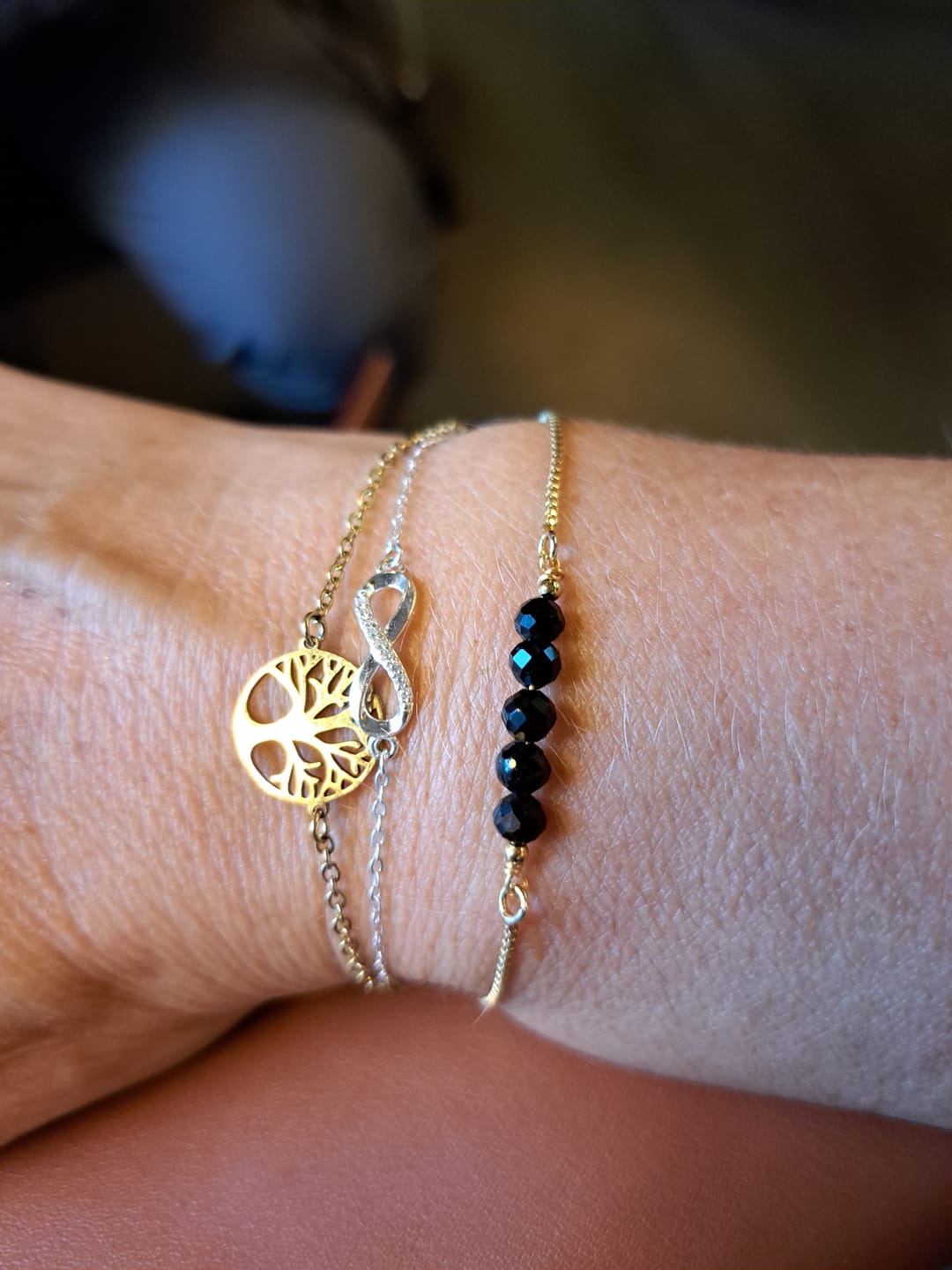 Customer photo review of Turmalin Armband - Schutz