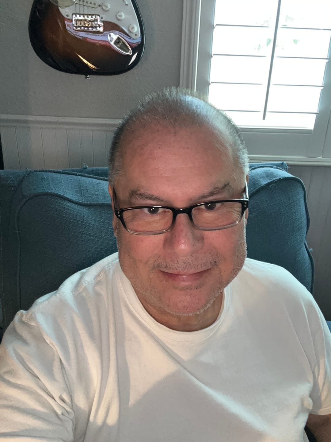 Customer photo review of 9 oz Cotton Tubular T-Shirt - White
