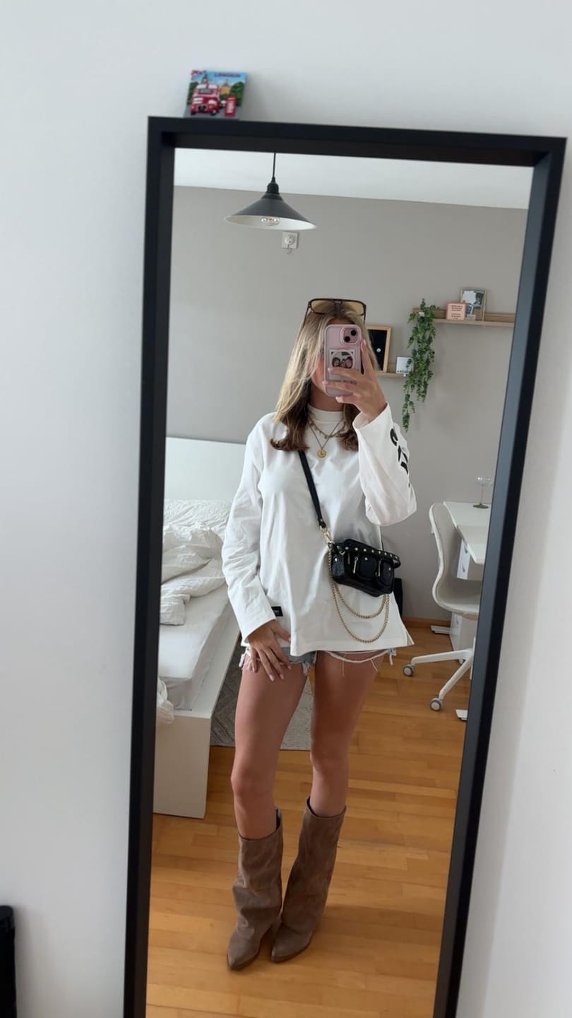 Kundenbewertung mit Foto von LONGSLEEVE T-SHIRT WHITE
