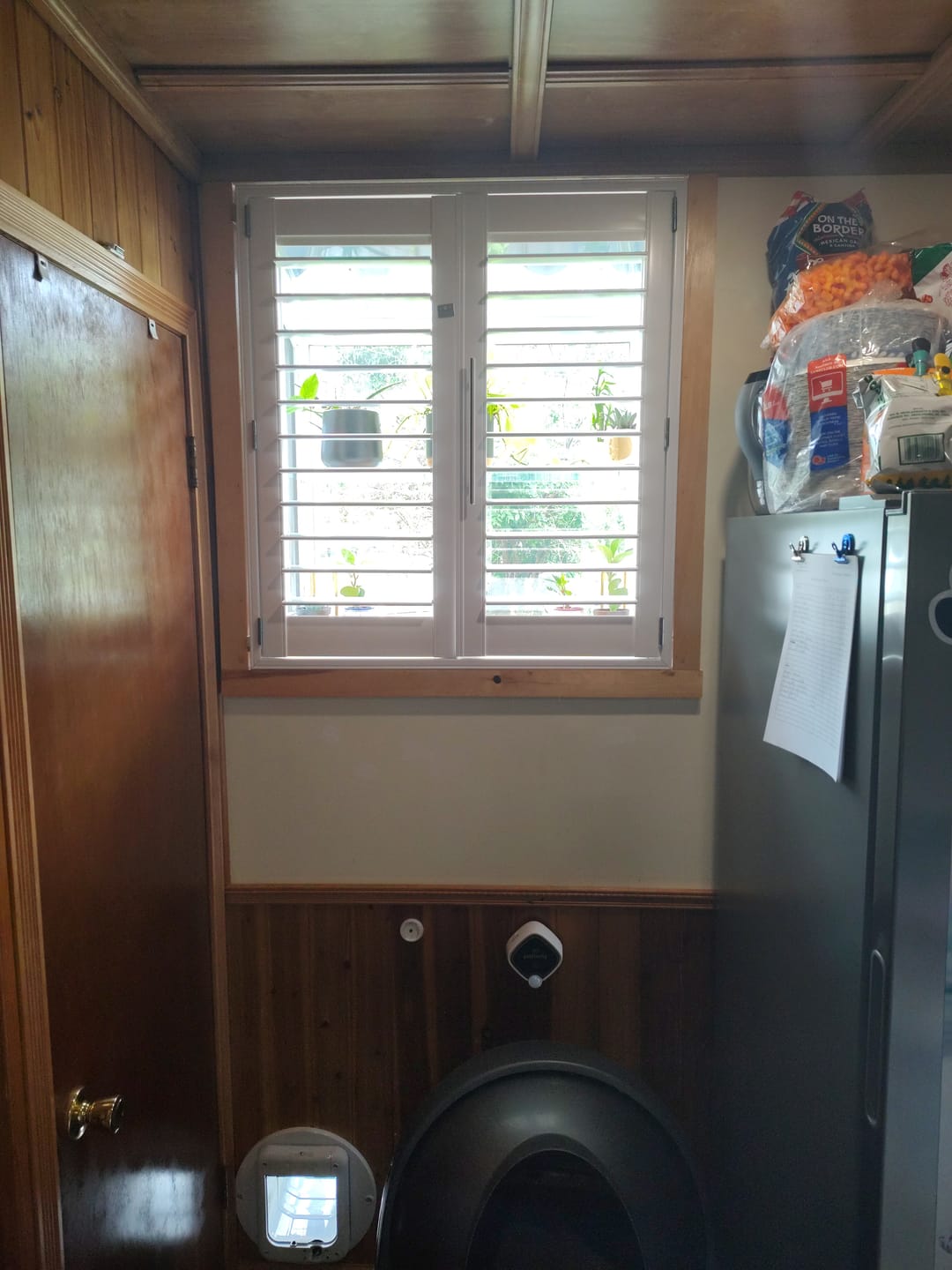 Customer photo review of Economy Polyresin Plantation Shutter