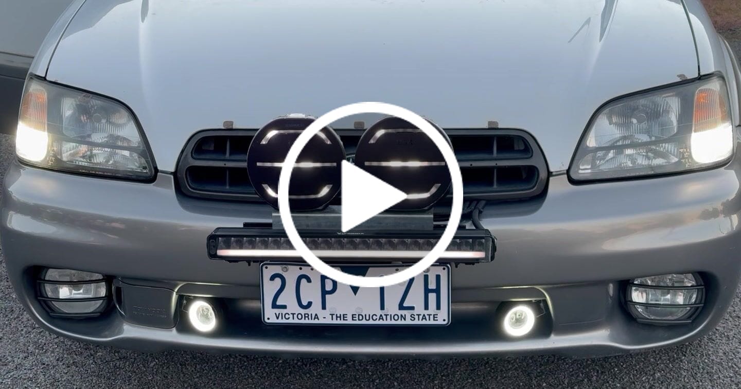 Customer video review of Covert 9 Inch LED Driving Lights (PAIR W/HARNESS)