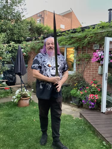 Customer photo review of Gandalf Wizard | Lord of the RIngs | Glamdring | Replica Sword