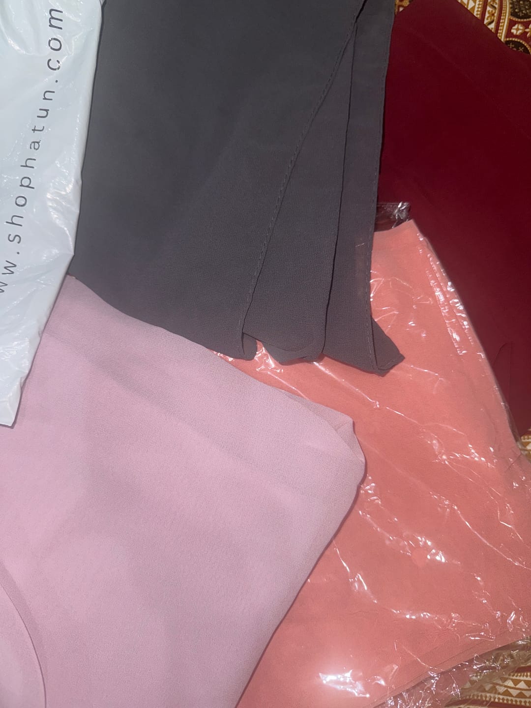 Customer photo review of Georgette Hijab Bundle Of 6