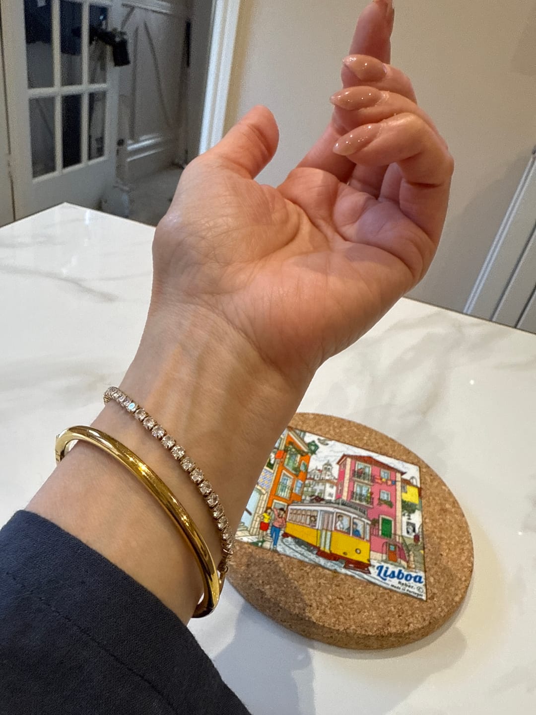 Customer photo review of Classic Oval Bangle