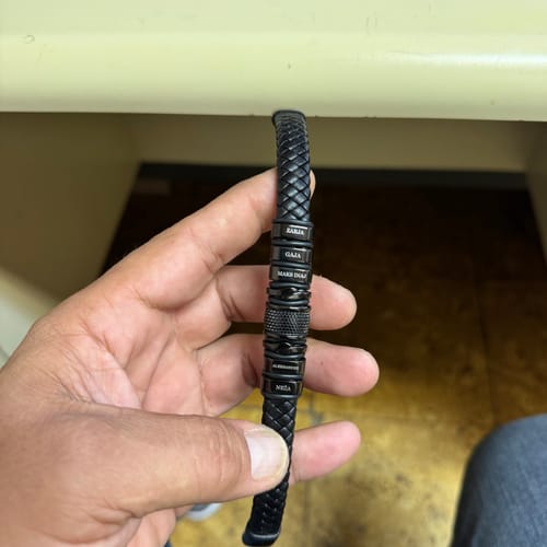 Customer photo review of Bracelet: Black