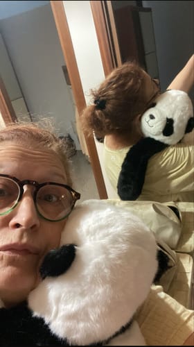 Customer photo review of Bambu™ the Panda Weighted Animal