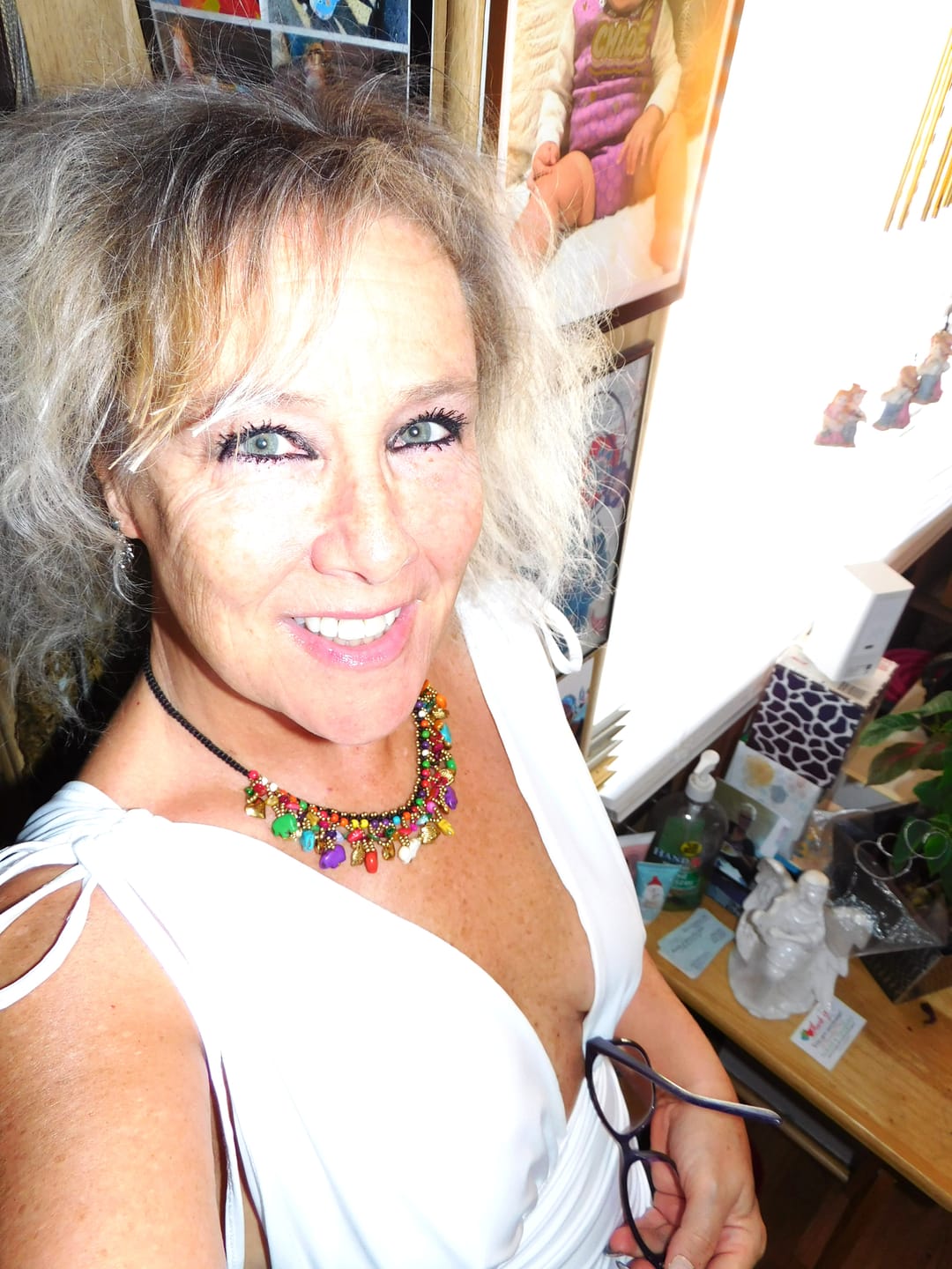 Customer photo review of Vintage Elephant Pendant Necklace