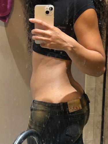 Customer photo review of Low Rise Denim (Black)