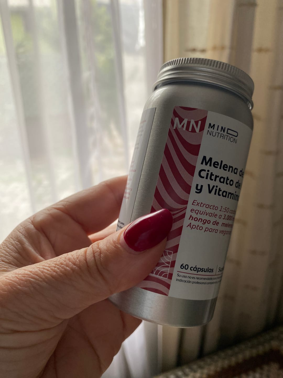 Customer photo review of Melena de León + Citrato de Magnesio + Vitamina B6 Capsulas Vegetales