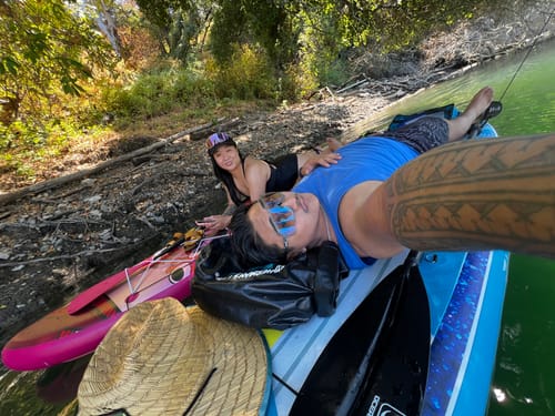 Customer photo review of 30L Drybag w/ Front Pocket and Waterproof Zipper