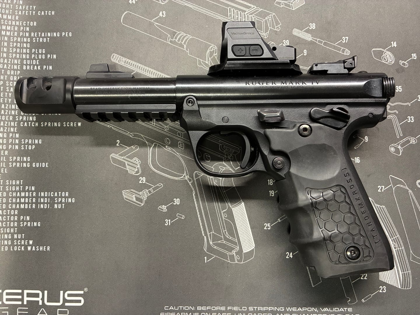 Customer photo review of Vector Optics SCRD-SM64 Frenzy-X 1x19x26 MRS GenII Solar Power Multi-Reticle