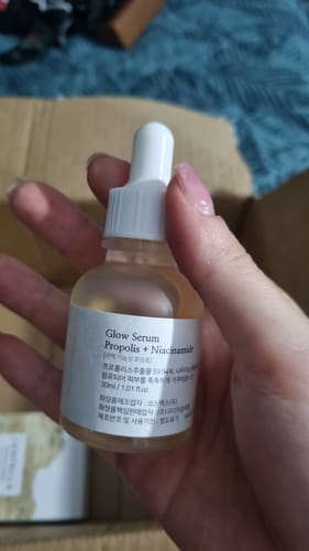 Customer photo review of Glow Serum : Propolis + Niacinamide