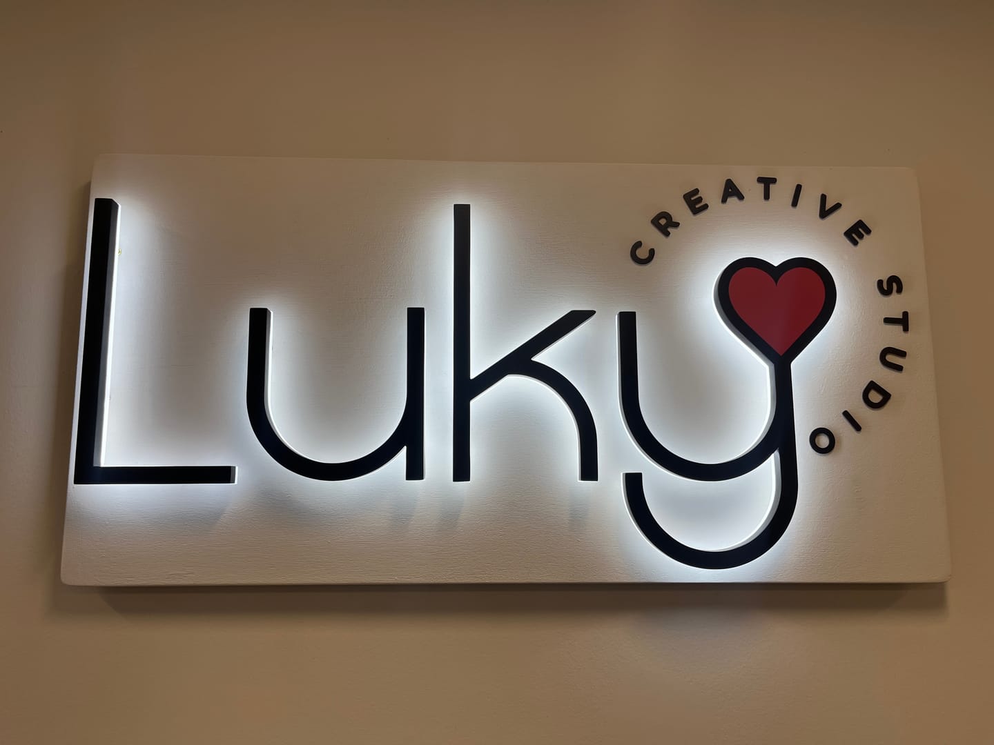 Customer photo review of CUSTOM MOCKUP SIGN FOR Luky Robles