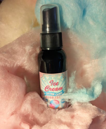 Customer photo review of Cotton Candy Bubblegum Ice Cream