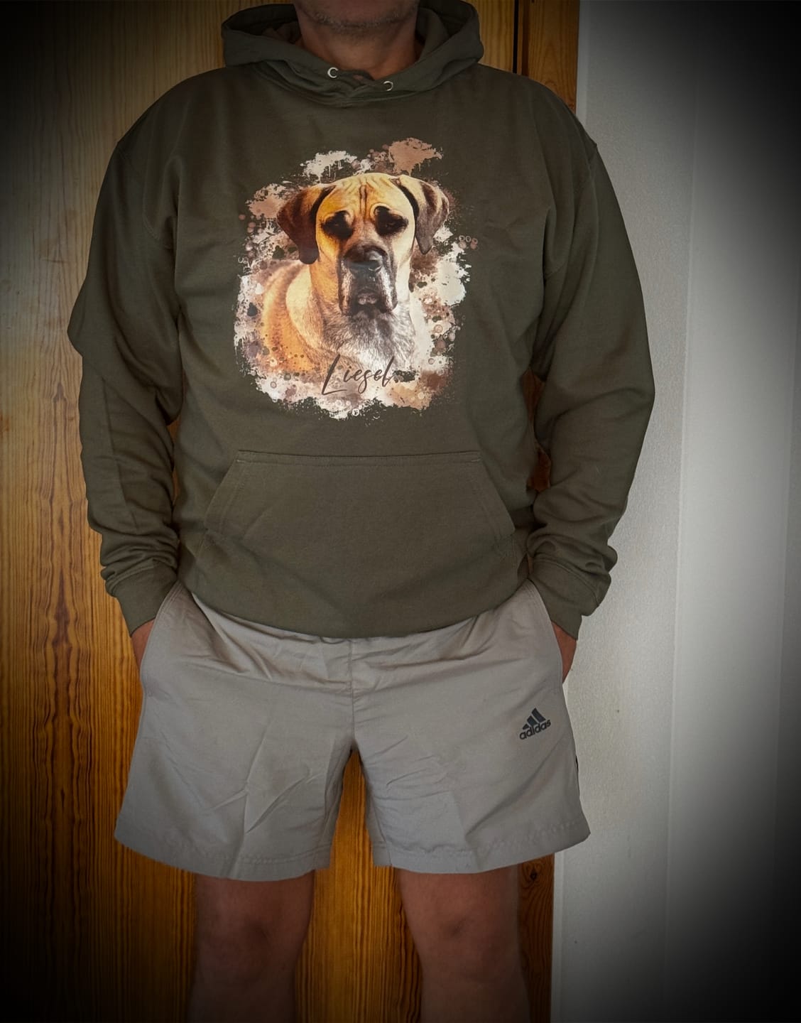 Customer photo review of Hoodie "Portrait"