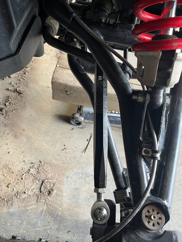 Customer photo review of 2020-2024 Polaris Stage 1 Death Grip Tie Rods (KRTRZ20)