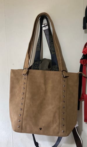 Customer photo review of Bag Shopper Tachas Beige