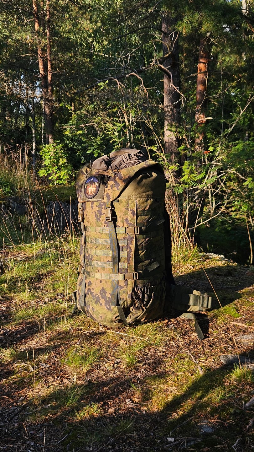 Customer photo review of Kantamus 60L, camo backpack