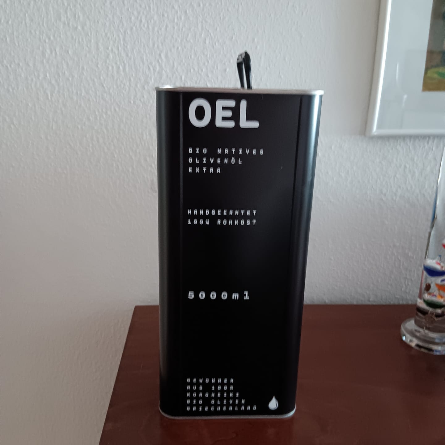 Customer photo review of Bio Natives Olivenöl Extra aus Griechenland 5 l