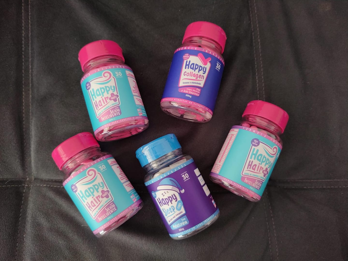 Customer photo review of Melatonina Happy Sleep - 1 Pote (30 dias de uso)
