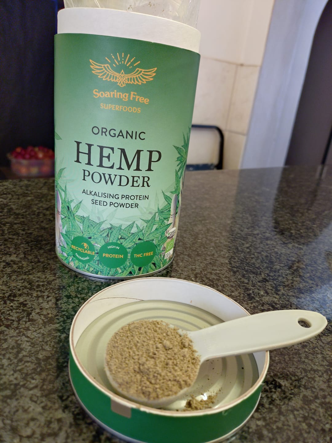 Customer photo review of Organic Hemp Protein Powder