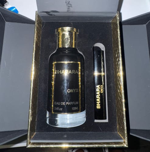 Customer photo review of Bharara Onyx Eau De Parfum Spray for Unisex 3.4 Fl Oz / 100 ml
