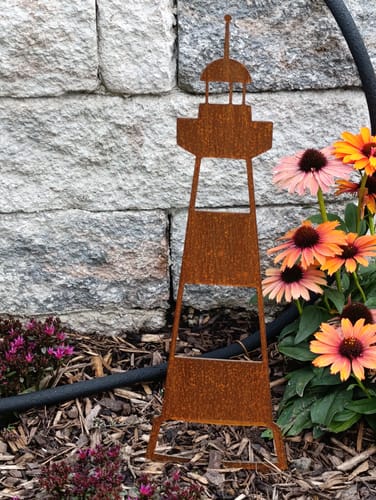 Customer photo review of Gartenstecker Leuchtturm