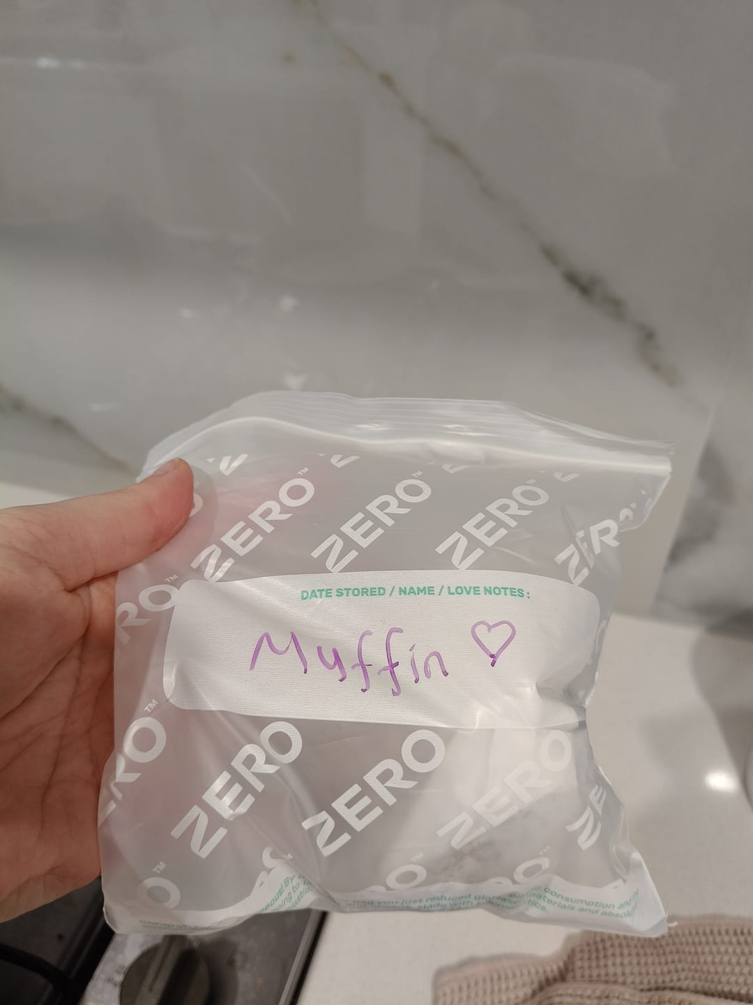 Customer photo review of Resealable Food Storage Bags