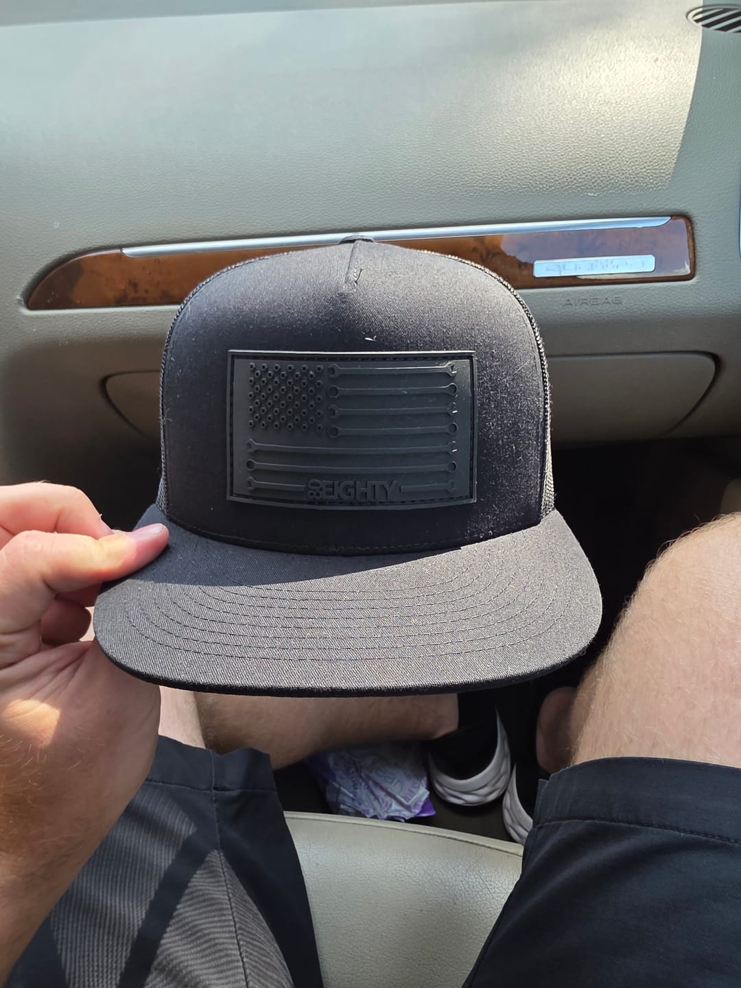 Customer photo review of 80Eighty® Onyx WrenchFlag Hat