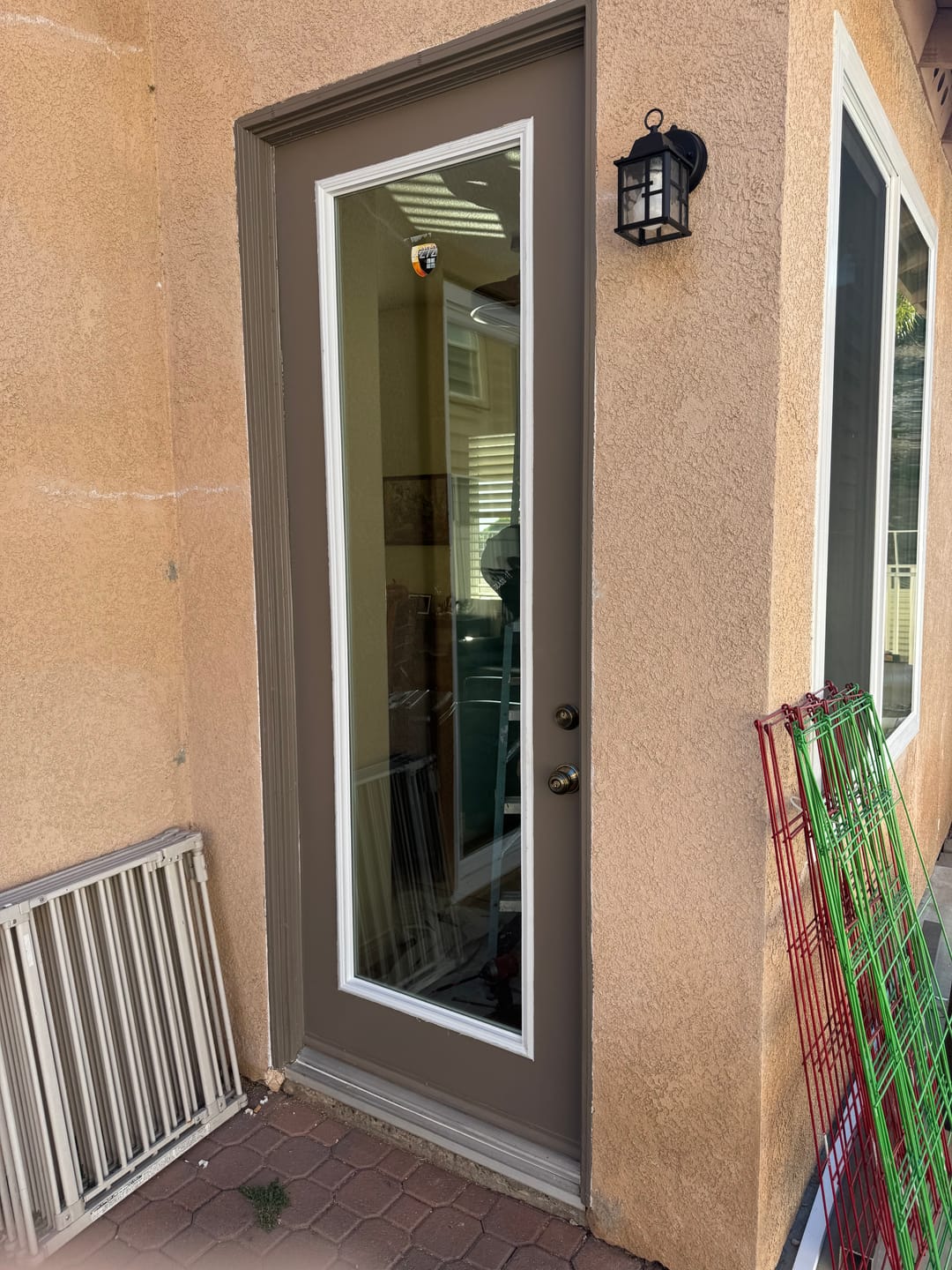 Customer photo review of Clear 1 Lite Glass and Frame Kit (Tall Full Lite)