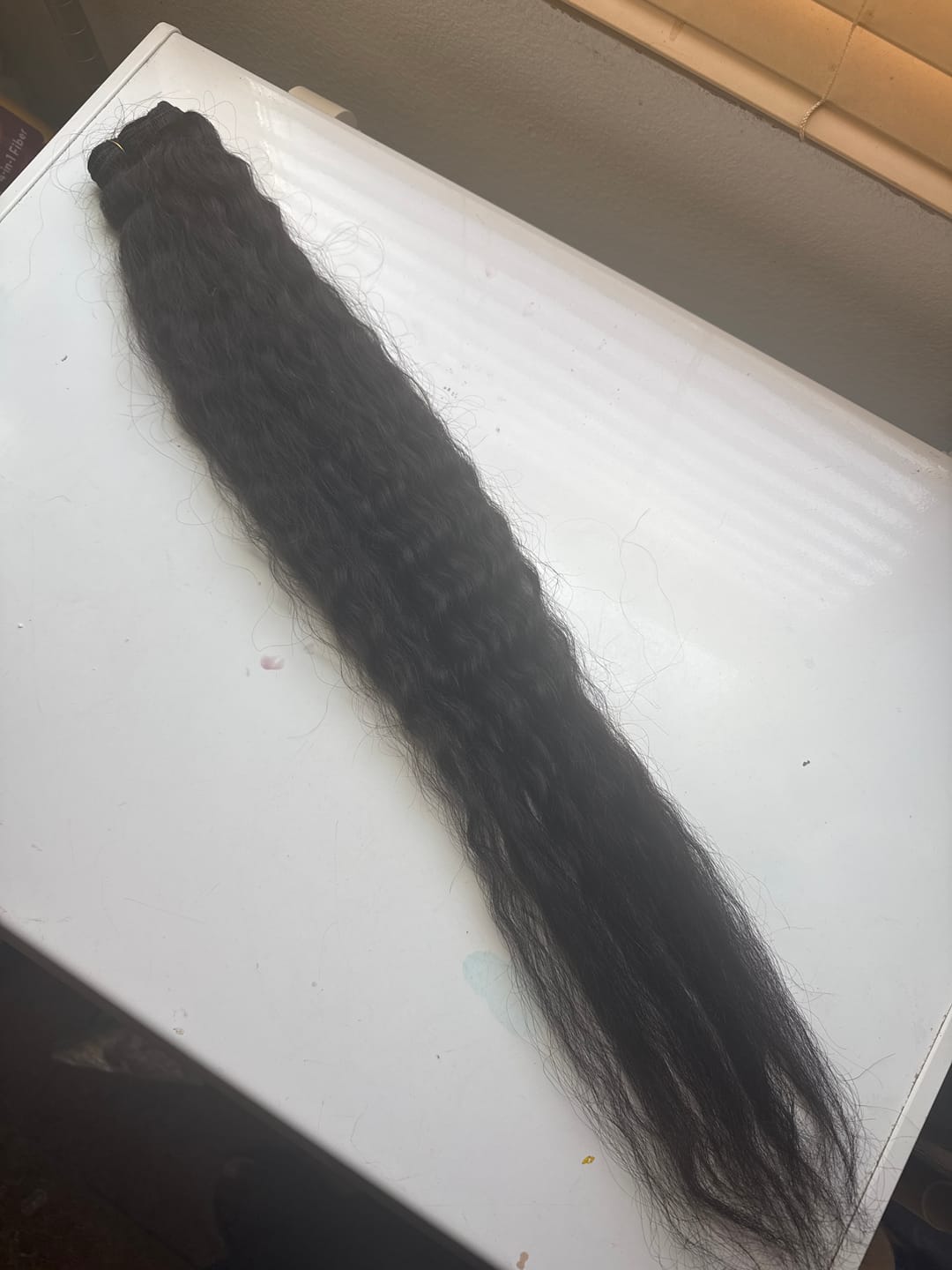 Customer photo review of Wet and Wavy Weft Bundles Human Hair