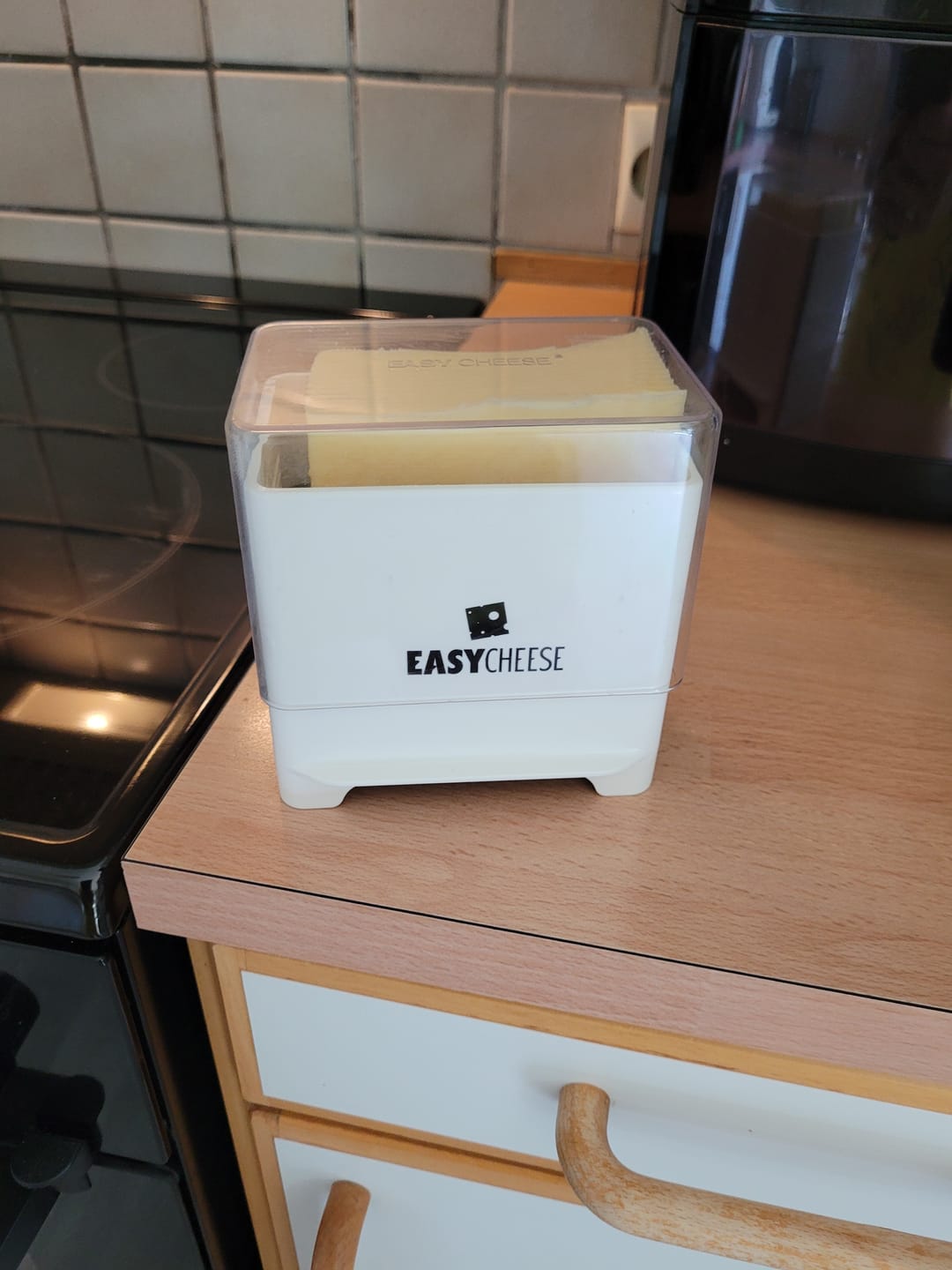 Customer photo review of EasyCheese® Osteklokke Original - Svart