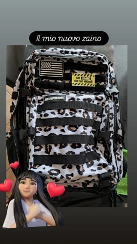 Customer photo review of Mochila Táctica V1 45L All In Leopardo