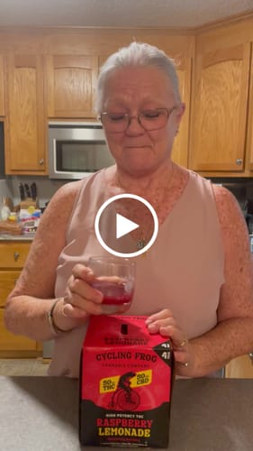 Customer video review of Sparkling THC Raspberry Lemonade, 4pk